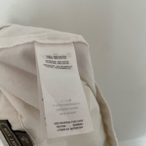 J.Crew Point Sur Tiered Skirt In Mixed Eyelet, 100% Cotton - White, Size 0 - Picture 3 of 4